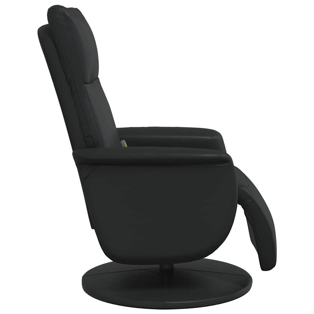 vidaXL Massage Recliner Stoel Zwart 71 x 90 x 105 cm Nep Leer