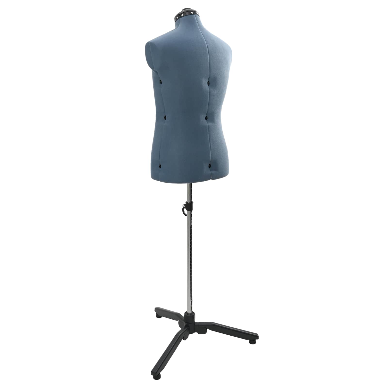 vidaXL Verstelbare Jurk Vorm Vrouwelijk Blauw 37.5-45.5 inch Stof