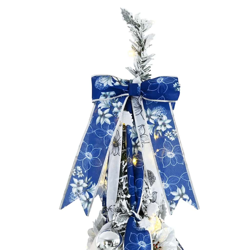 vidaXL Kunstkerstboom met 50 LED met standaard Groen 120 cm PVC