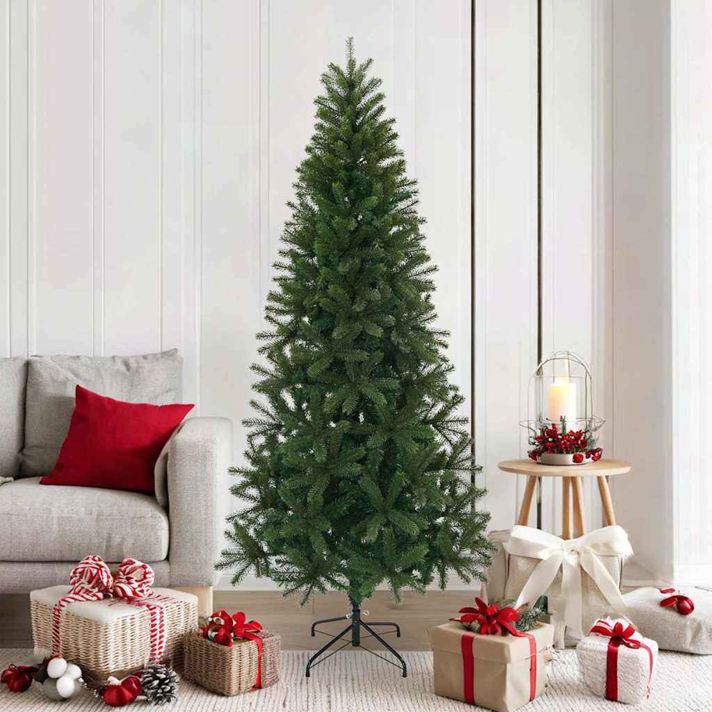 vidaXL Kunstkerstboom met standaard Groen 75 cm PVC, PE en staal