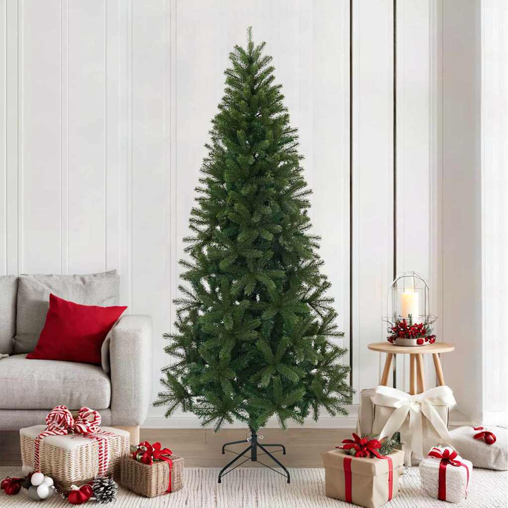vidaXL Kunstkerstboom met standaard Groen 75 cm PVC, PE en staal