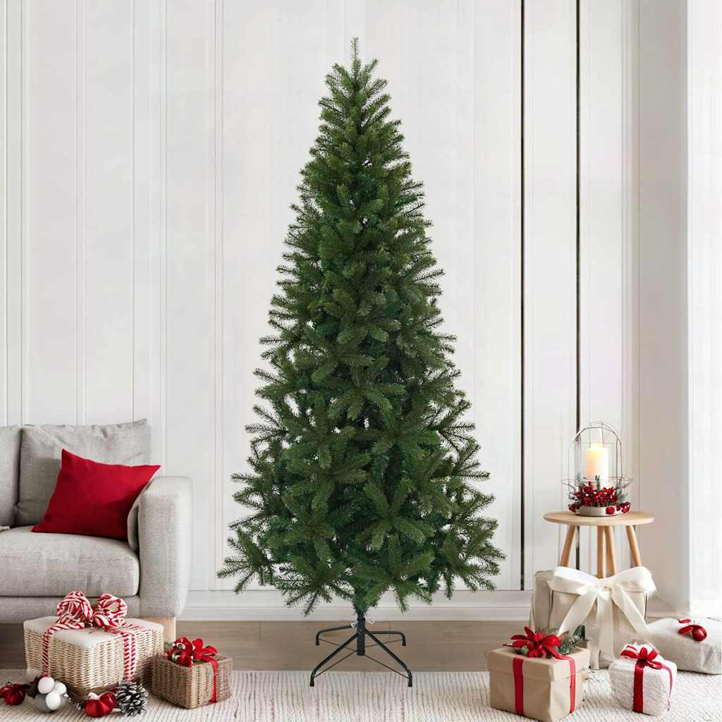vidaXL Kunstkerstboom met standaard Groen 75 cm PVC, PE en staal