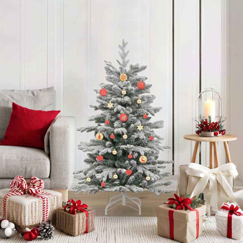 vidaXL Kerstbal Set 40 pcs Goud en Rood