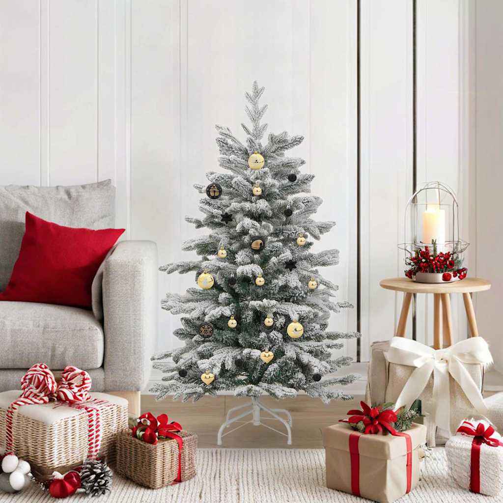 vidaXL Kerstbal Set 40 pcs Goud en Rood
