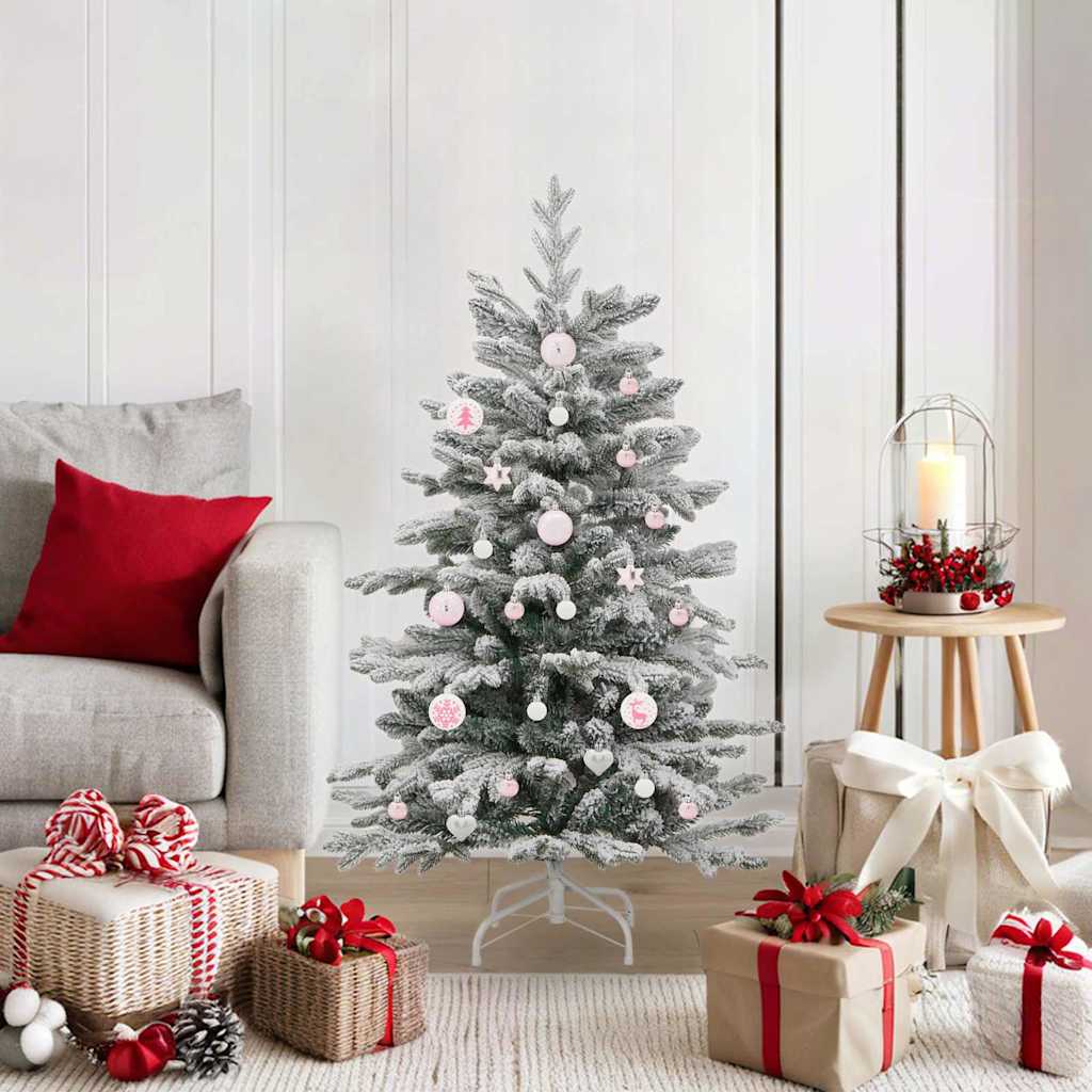 vidaXL Kerstbal Set 40 pcs Goud en Rood