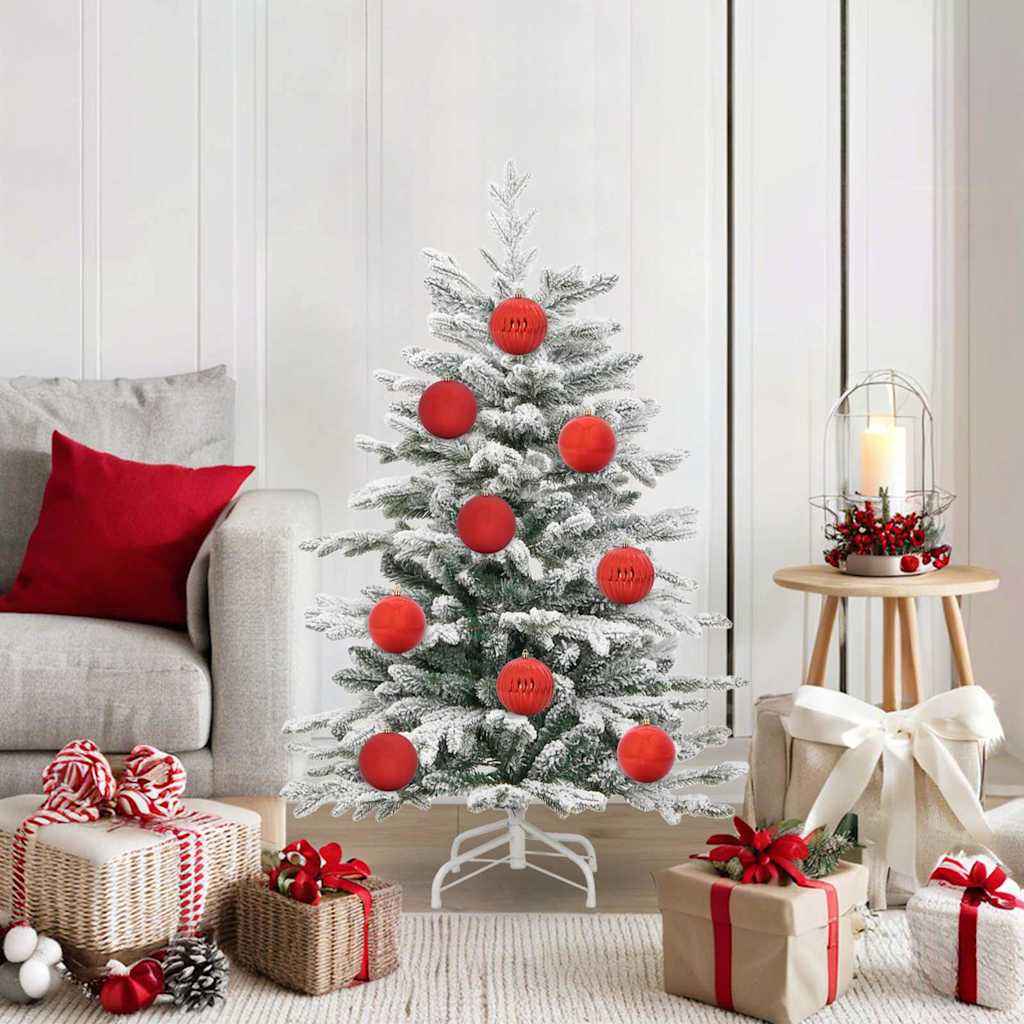 vidaXL Kerstbal Set 15 pcs Rood