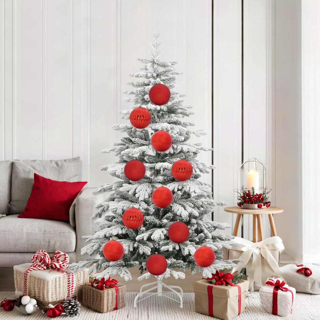 vidaXL Kerstbal Set 15 pcs Rood