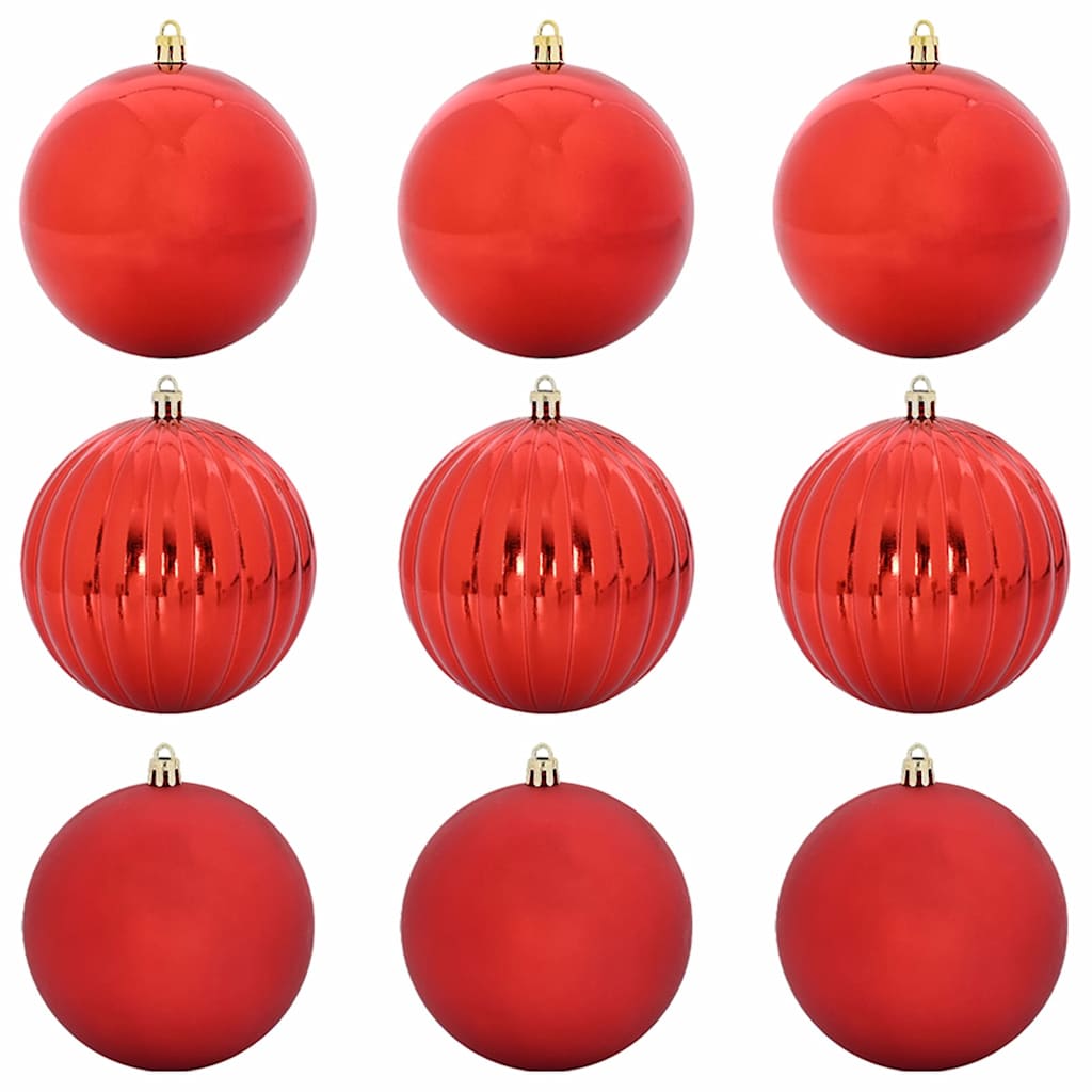 vidaXL Kerstbal Set 15 pcs Rood