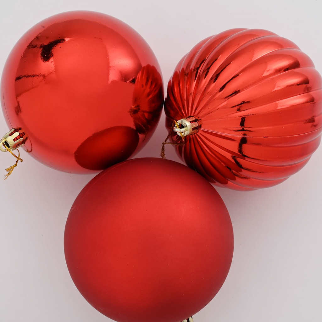 vidaXL Kerstbal Set 15 pcs Rood