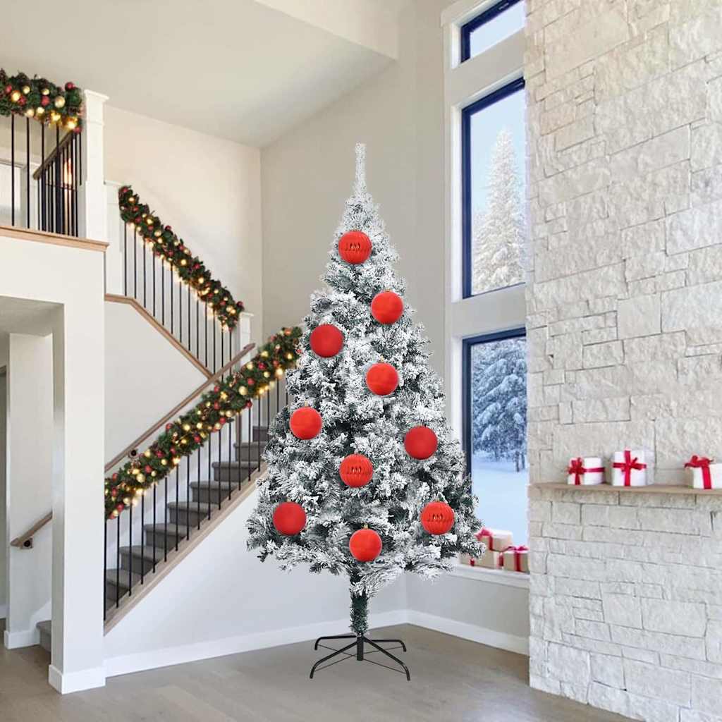 vidaXL Kerstbal Set 15 pcs Rood