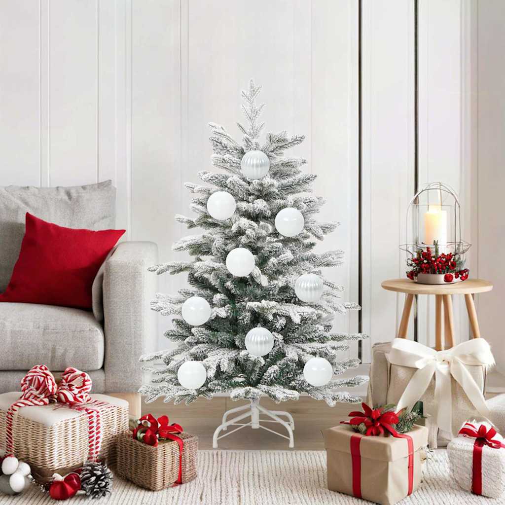 vidaXL Kerstbal Set 15 pcs Rood