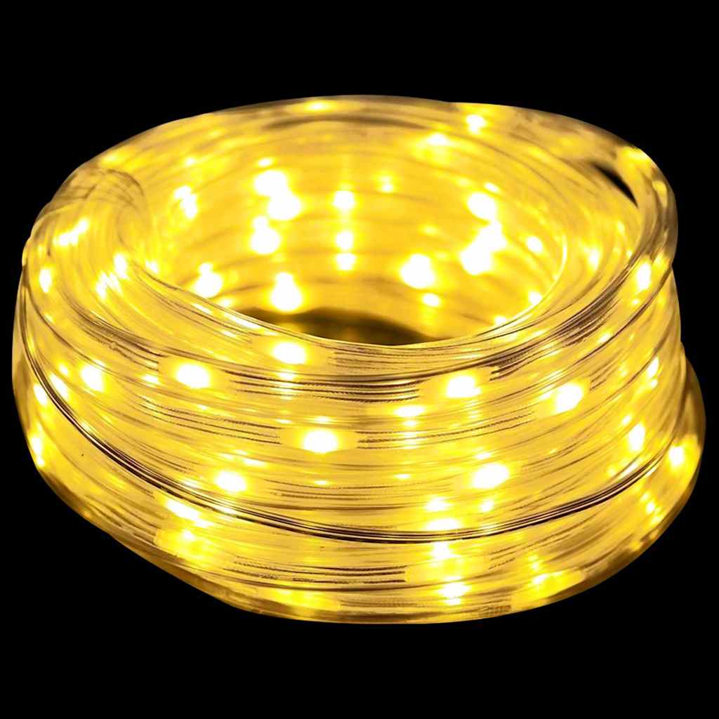 vidaXL Touwenlicht met 120 LED Warmwit 5 m PVC