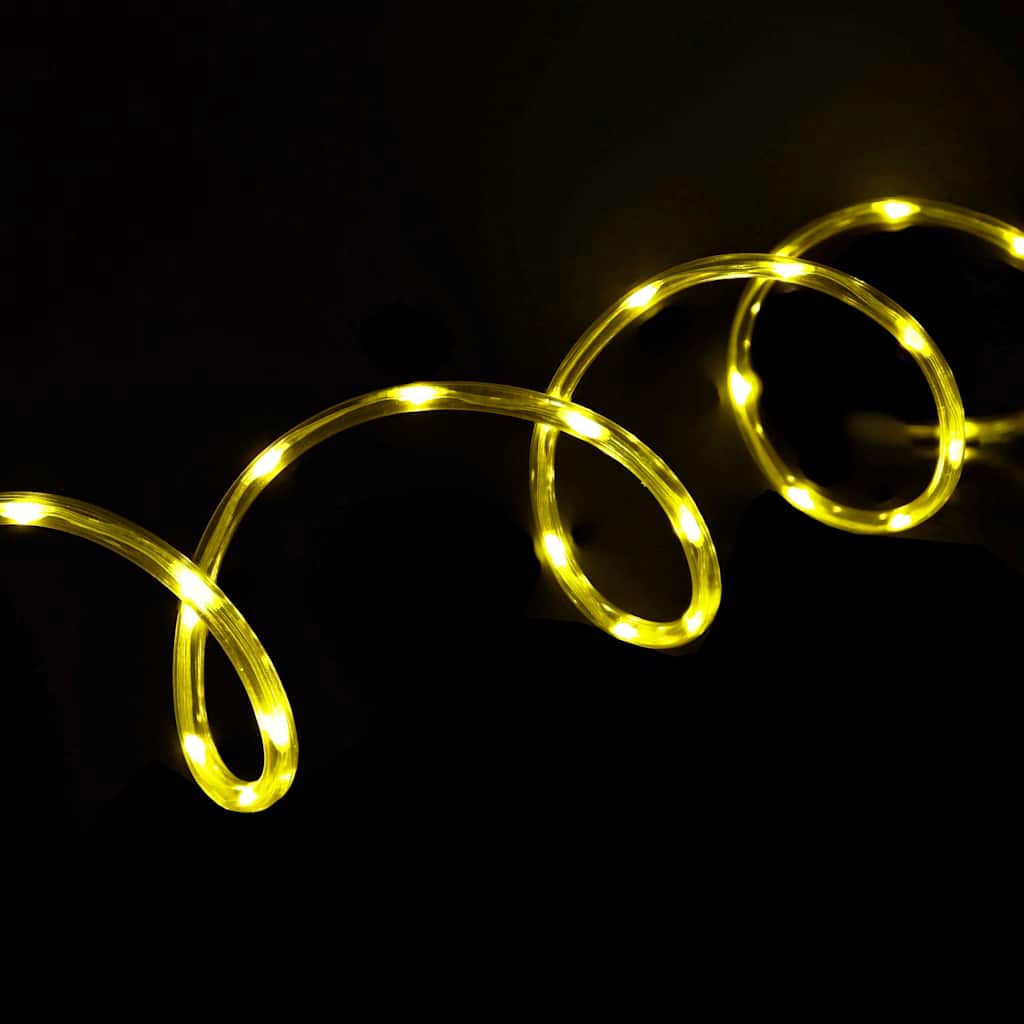 vidaXL Touwenlicht met 120 LED Warmwit 5 m PVC