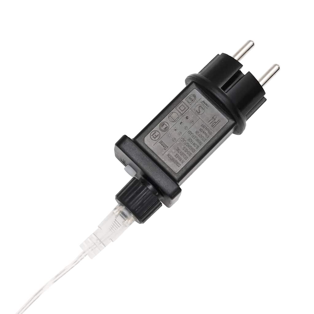 vidaXL Touwenlicht met 120 LED Warmwit 5 m PVC