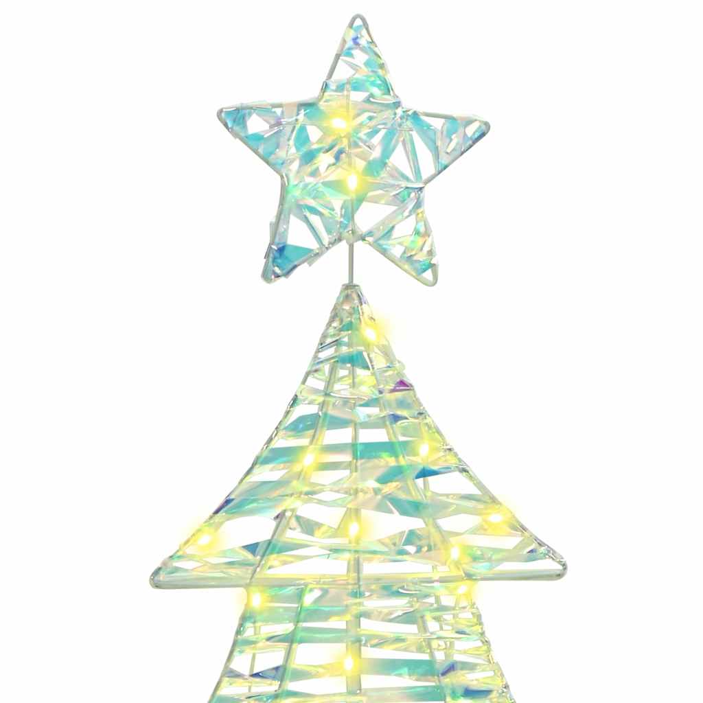 vidaXL Kerstboom met 120 LED Warmwit 120 cm PET