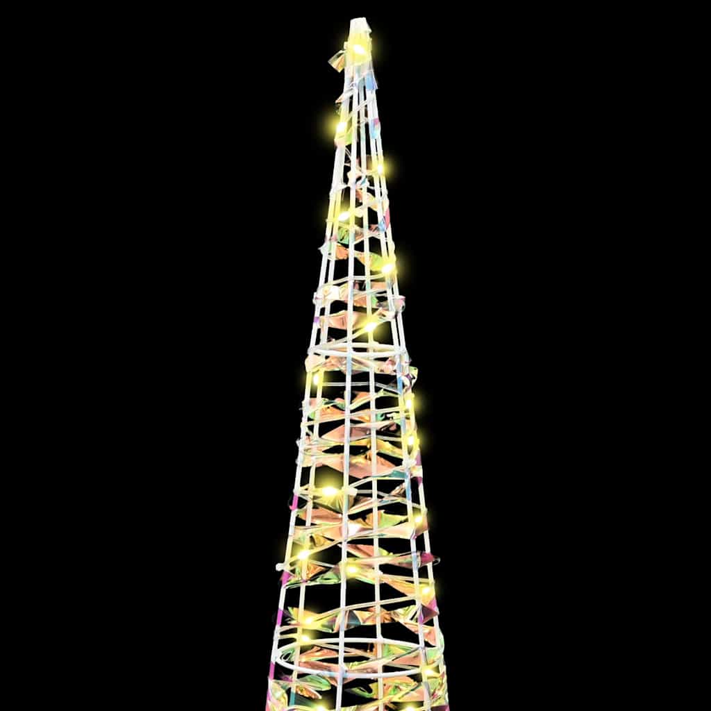 vidaXL Kerstboom met 90 LED 3 pcs Warmwit 20 x 20 x 80 cm PET