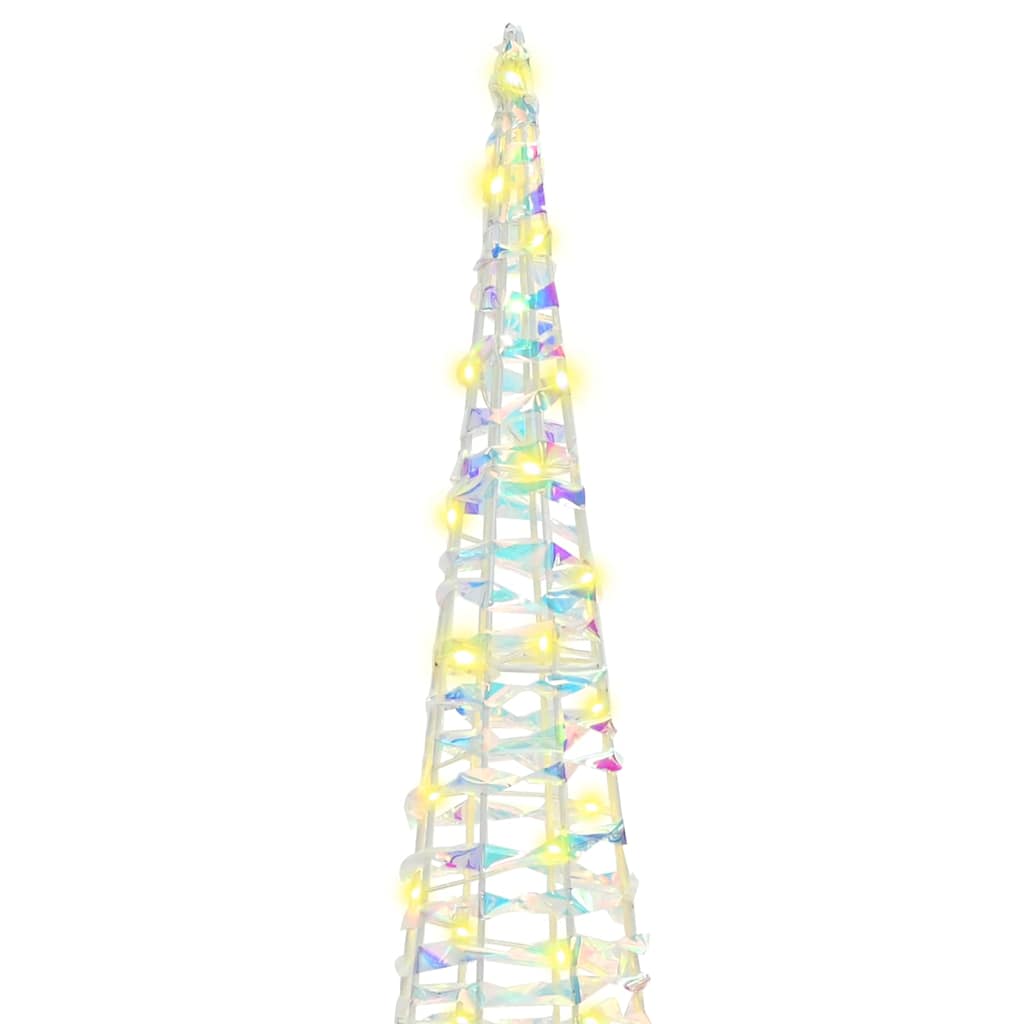 vidaXL Kerstboom met 90 LED 3 pcs Warmwit 20 x 20 x 80 cm PET