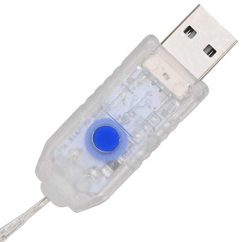 vidaXL Krans met LED -striplichten Warmwit 75 cm Acryl