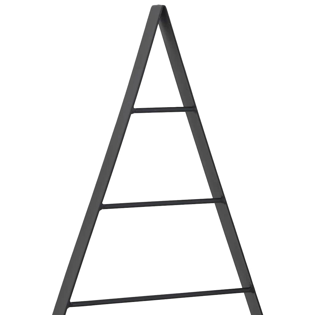 vidaXL Metalen kerstboom met standaard Zwart 90 cm Staal