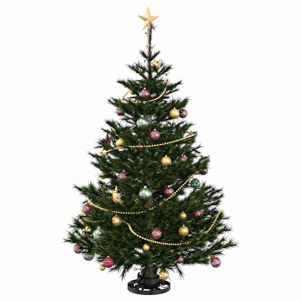 vidaXL Kerstboomstandaard in antieke stijl 29x29x15,5 cm koperkleurig
