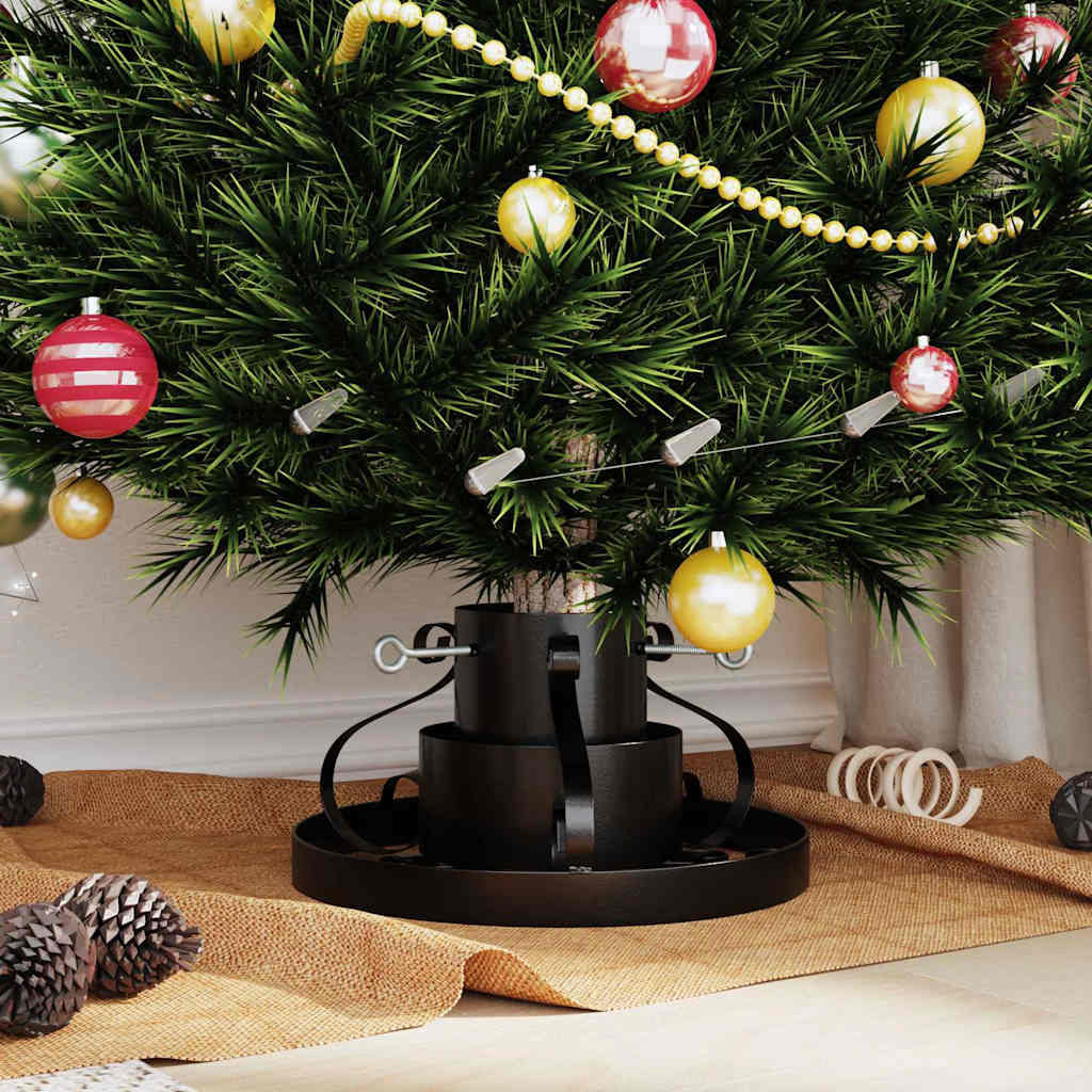 vidaXL Kerstboomstandaard in antieke stijl 29x29x15,5 cm koperkleurig
