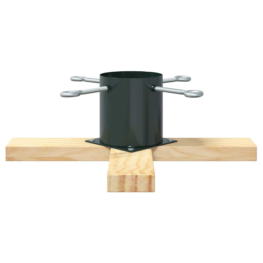 vidaXL Kerstboomstandaard Groen 50 x 50 x 16 cm Massief grenenhout