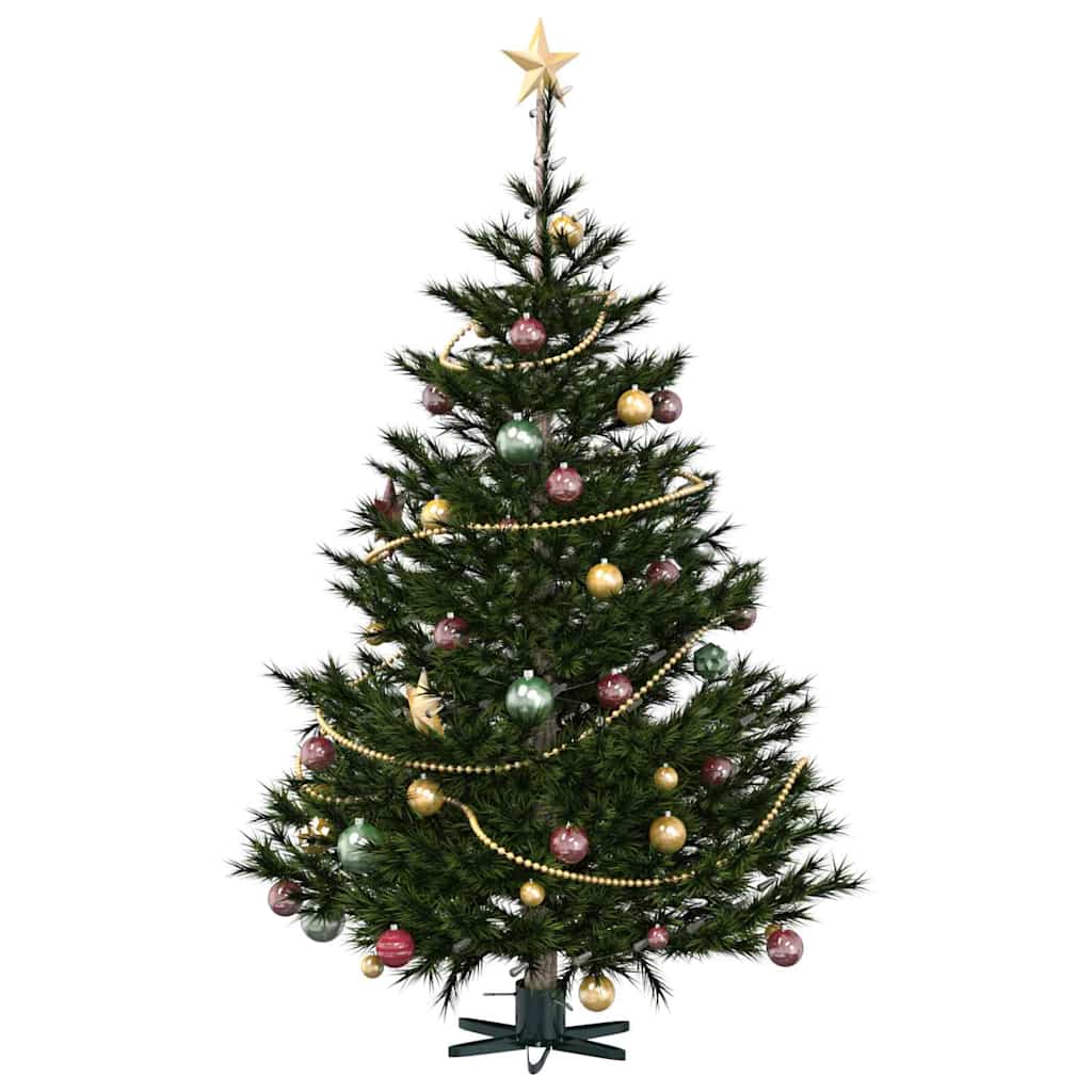 vidaXL Kerstboomstandaard 1.73 Groen 49 x 49 x 15,5 cm Staal