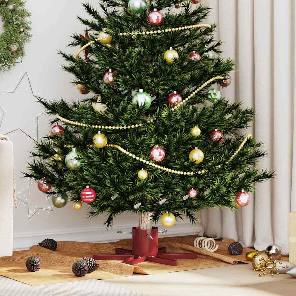 vidaXL Kerstboomstandaard 1.73 Groen 49 x 49 x 15,5 cm Staal