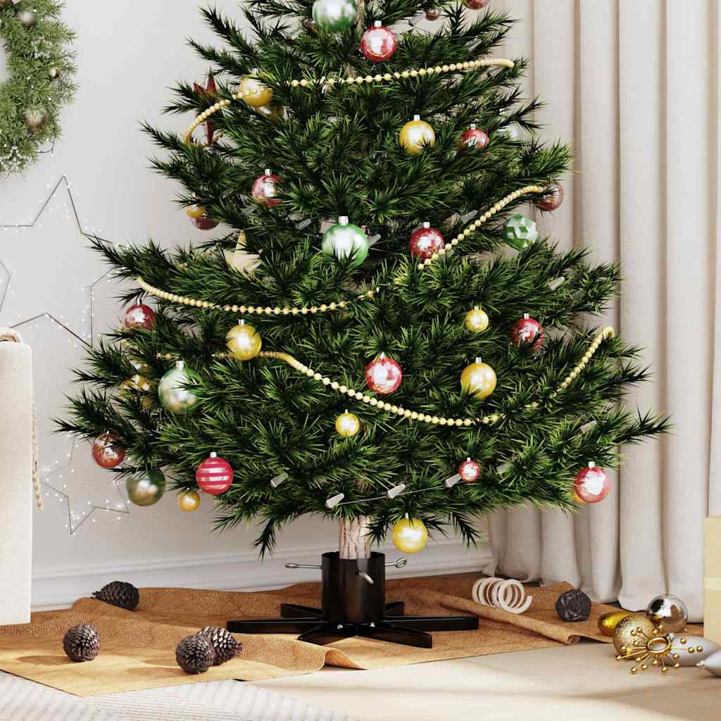 vidaXL Kerstboomstandaard 1.73 Groen 49 x 49 x 15,5 cm Staal