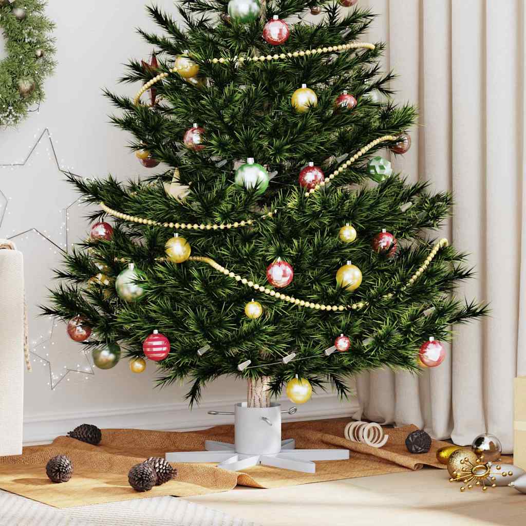 vidaXL Kerstboomstandaard 1.73 Groen 49 x 49 x 15,5 cm Staal