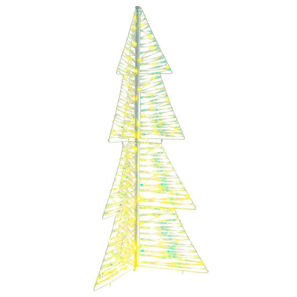 vidaXL Kerstboom met 100 LED Warmwit 120 cm PET
