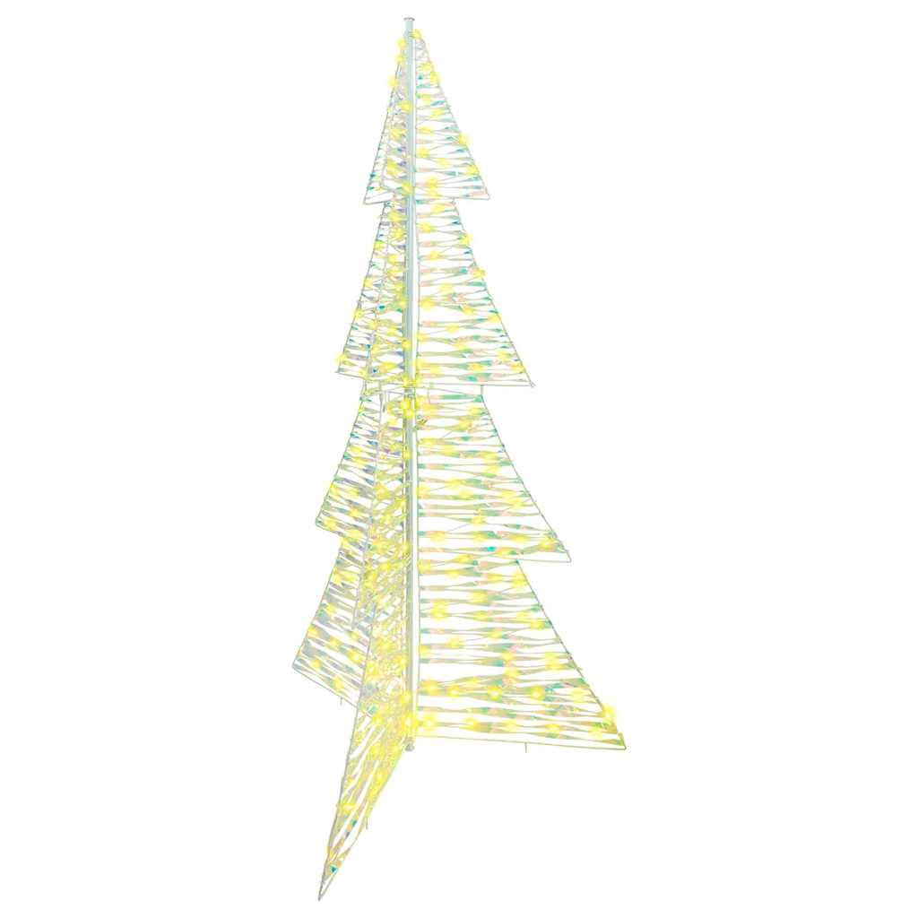 vidaXL Kerstboom met 100 LED Warmwit 120 cm PET