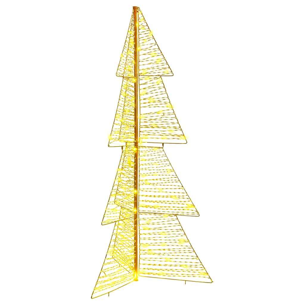 vidaXL Kerstboom met 100 LED Warmwit 120 cm PET