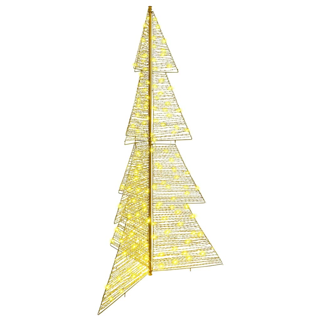 vidaXL Kerstboom met 100 LED Warmwit 120 cm PET