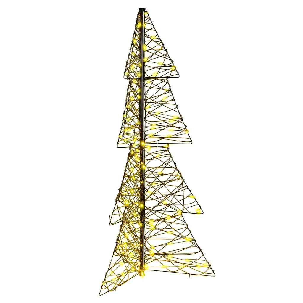 vidaXL Kerstboom met 100 LED Warmwit 120 cm PET