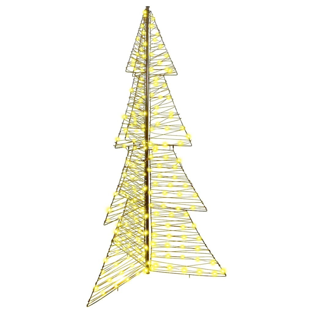 vidaXL Kerstboom met 100 LED Warmwit 120 cm PET