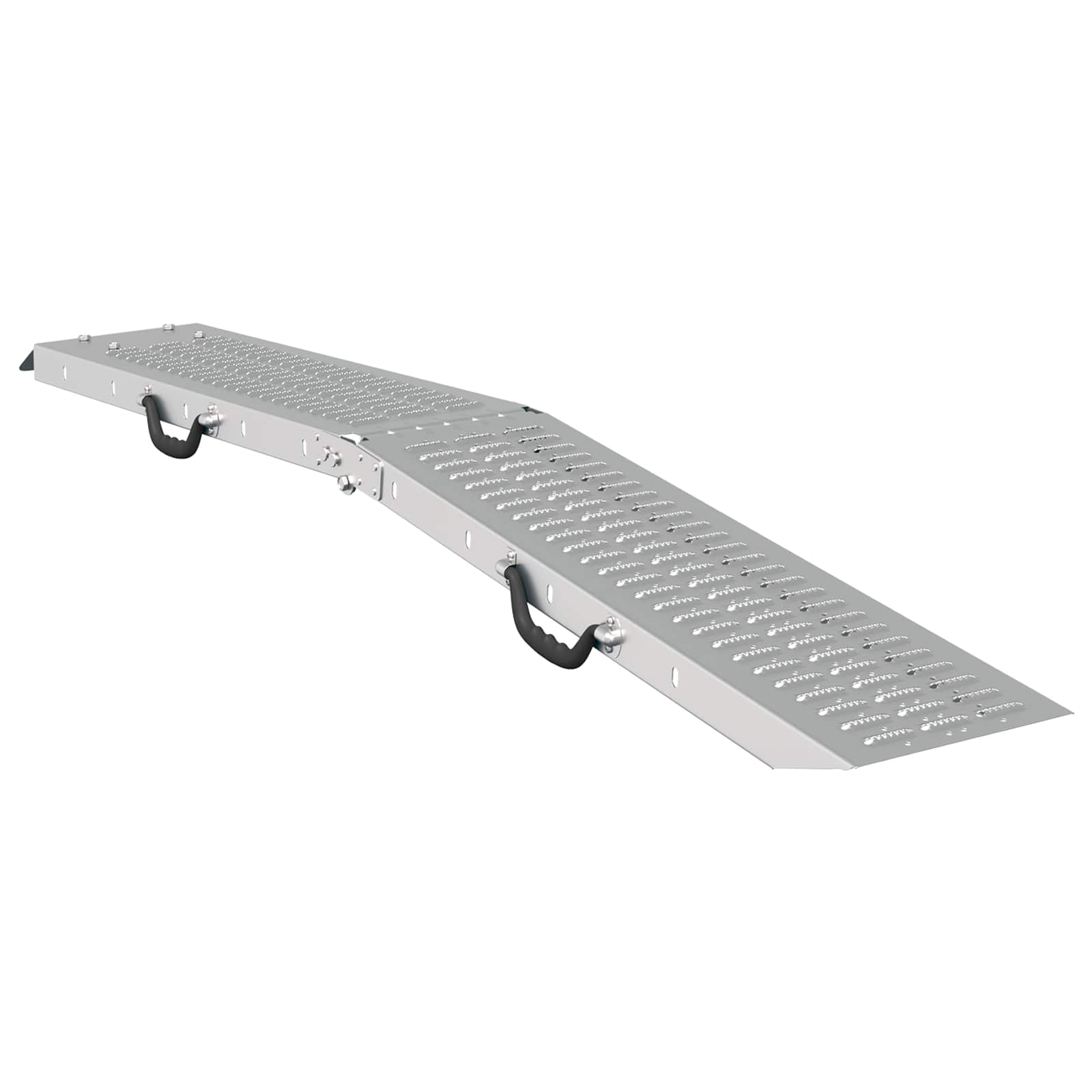vidaXL Laad Ramp 2 pcs Zilver 166 x 22,5 x 4,5 cm Gegalvaniseerd staal