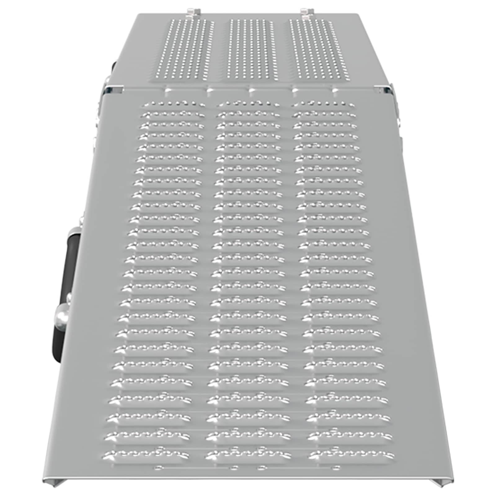 vidaXL Laad Ramp 2 pcs Zilver 166 x 22,5 x 4,5 cm Gegalvaniseerd staal