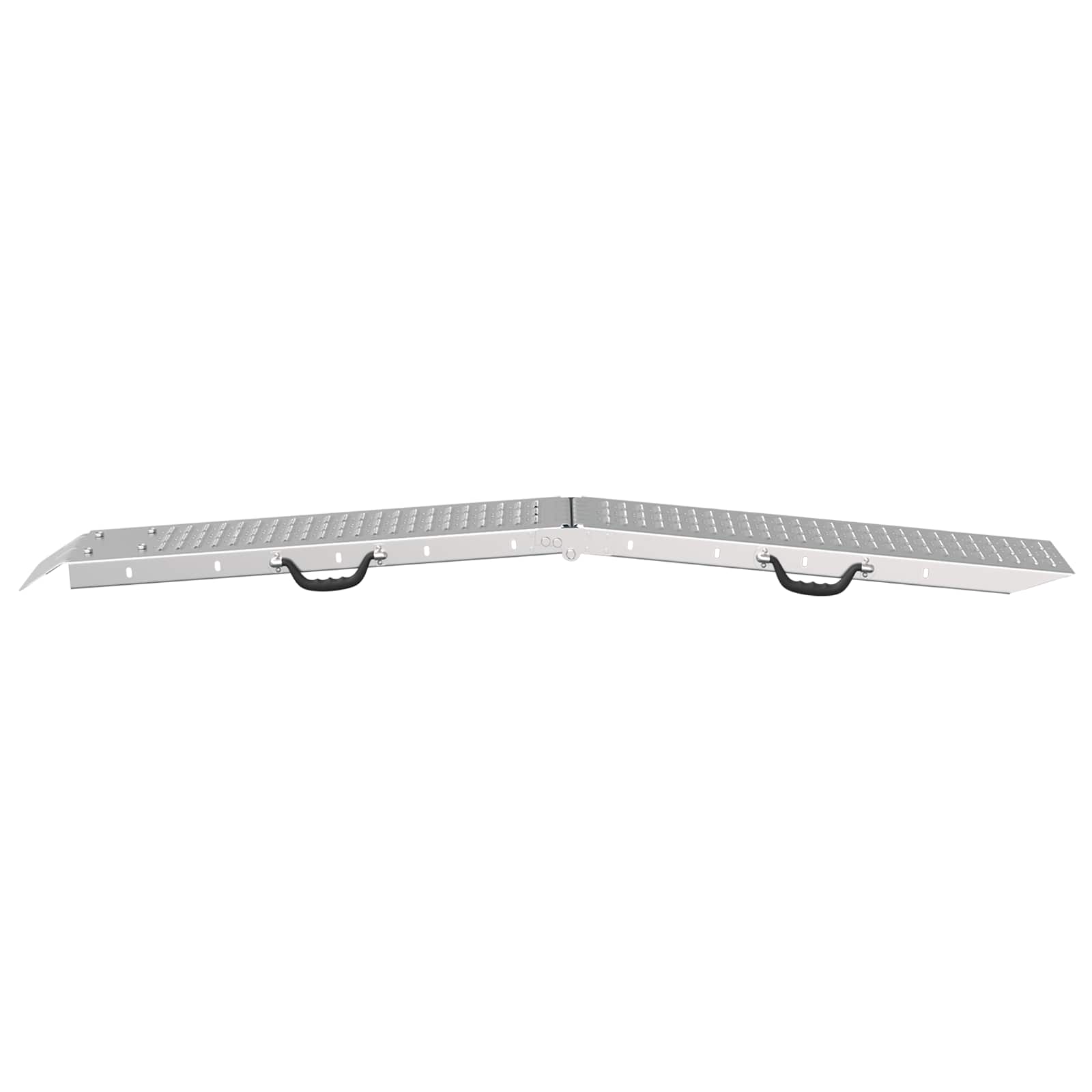 vidaXL Laad Ramp 2 pcs Zilver 166 x 22,5 x 4,5 cm Gegalvaniseerd staal