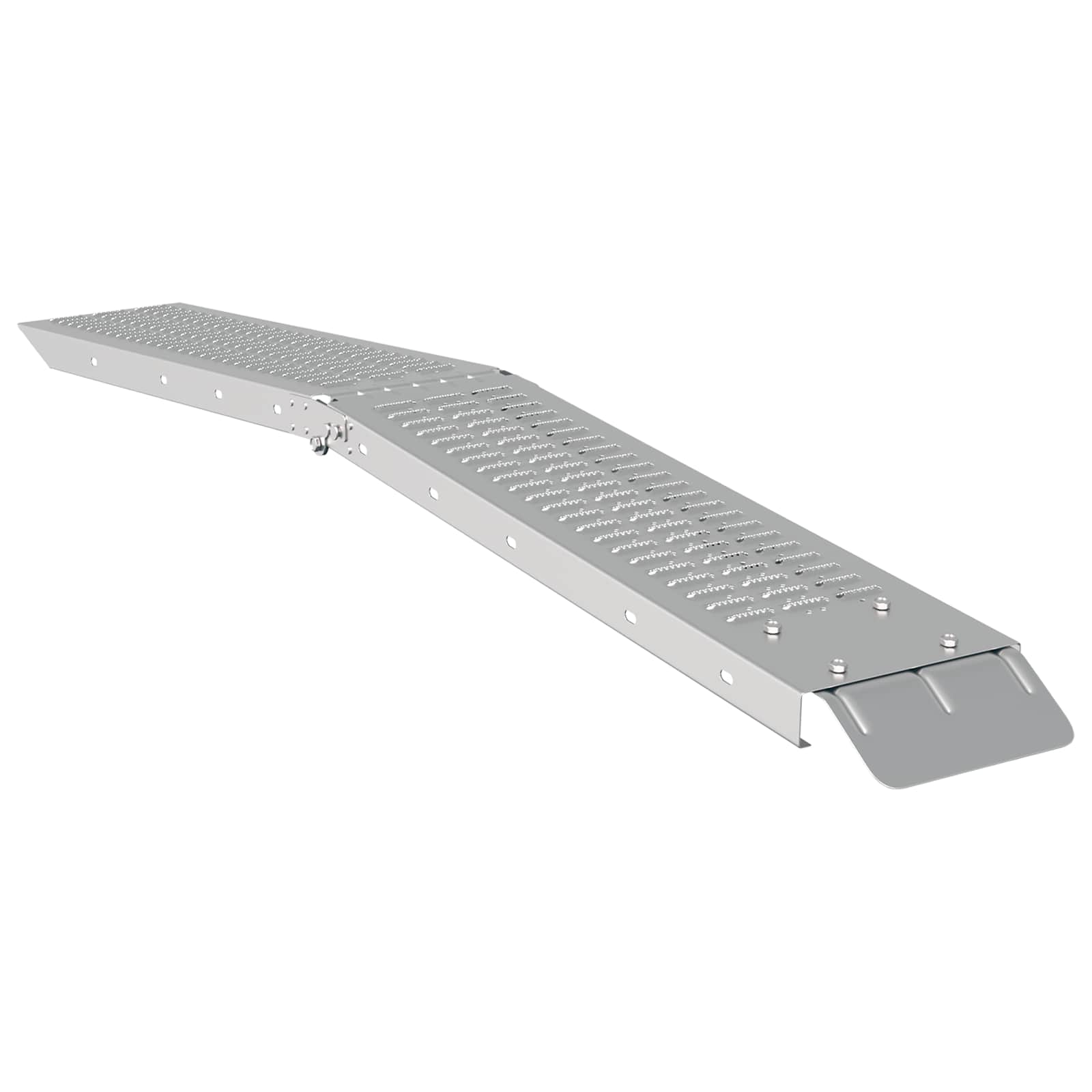 vidaXL Laad Ramp 2 pcs Zilver 166 x 22,5 x 4,5 cm Gegalvaniseerd staal
