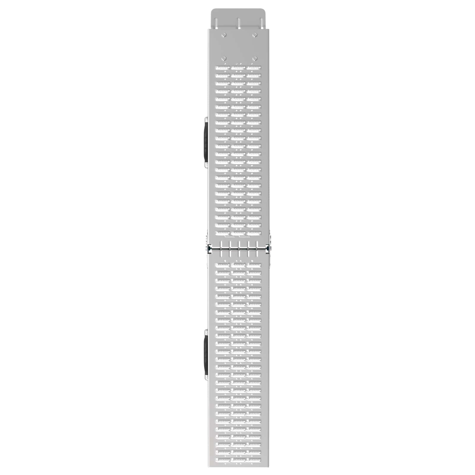 vidaXL Laad Ramp 2 pcs Zilver 166 x 22,5 x 4,5 cm Gegalvaniseerd staal
