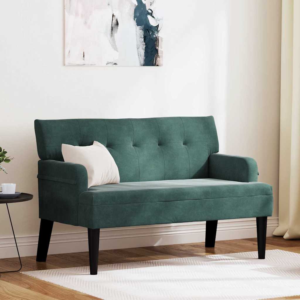 vidaXL Chesterfield Bank Lichtgrijs 112 x 65.5 x 75 cm Fluweel