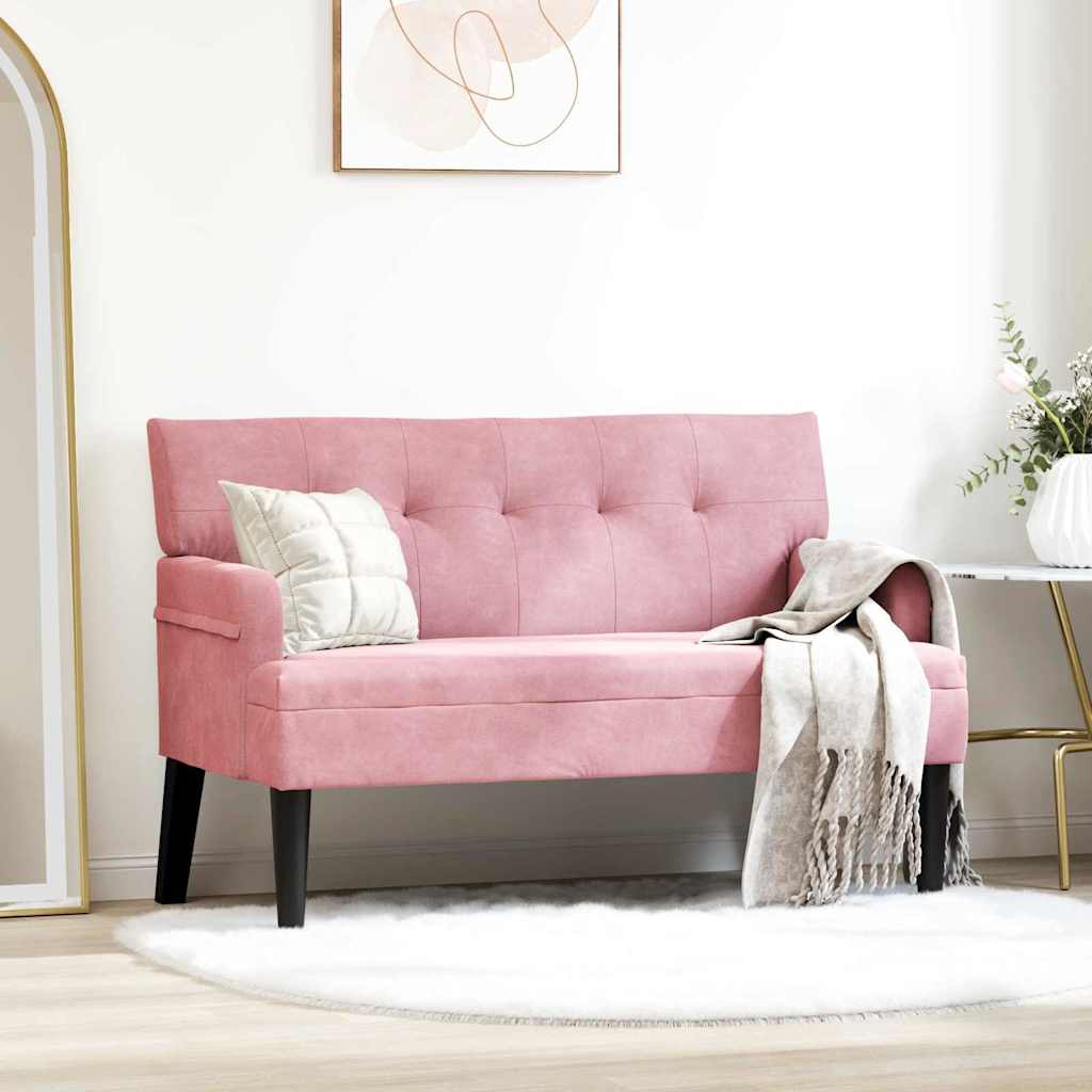 vidaXL Chesterfield Bank Lichtgrijs 112 x 65.5 x 75 cm Fluweel