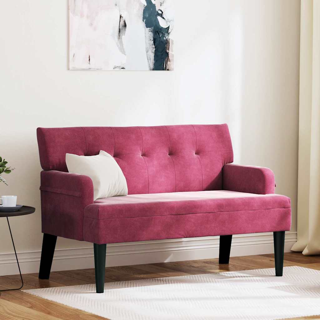 vidaXL Chesterfield Bank Lichtgrijs 112 x 65.5 x 75 cm Fluweel