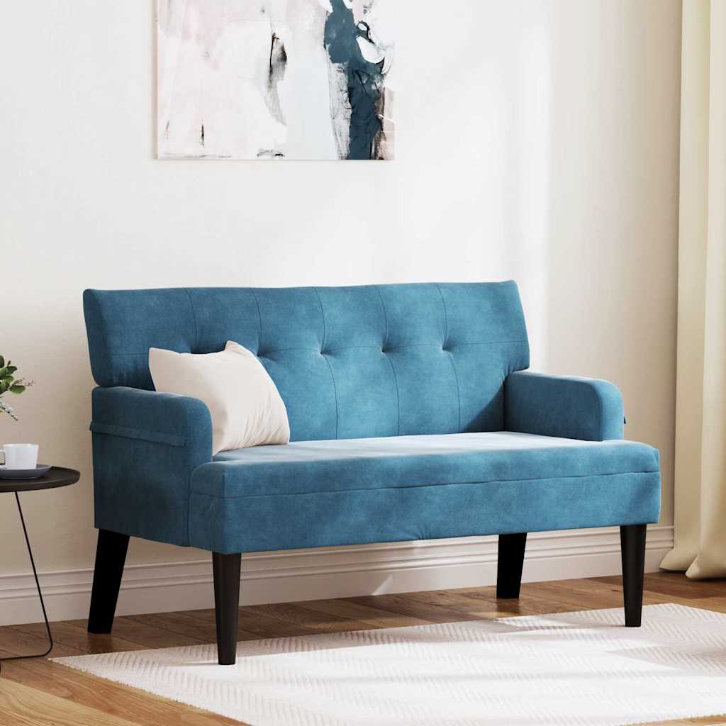 vidaXL Chesterfield Bank Lichtgrijs 112 x 65.5 x 75 cm Fluweel