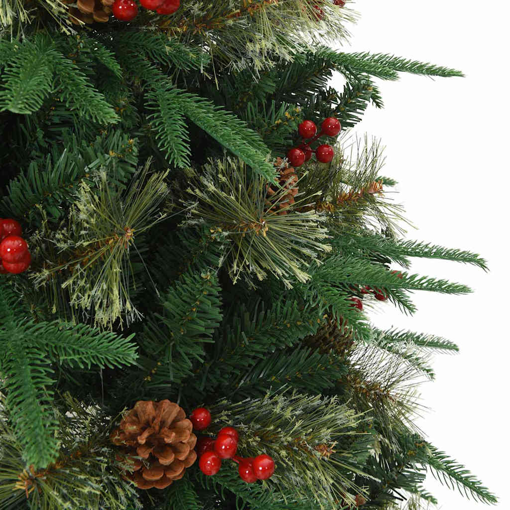 vidaXL Kunstmatige Inklapbare Kerstboom Groen 120 cm PVC, PE en staal