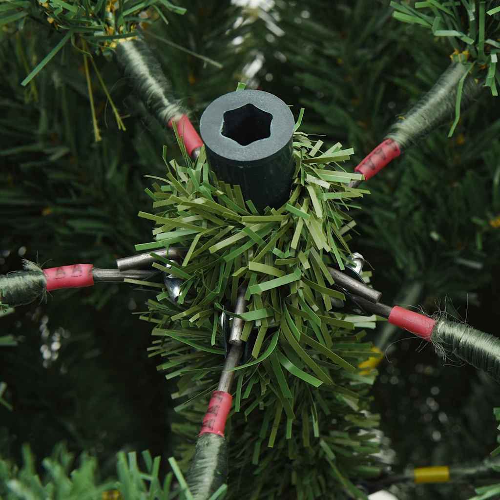 vidaXL Kunstmatige Inklapbare Kerstboom Groen 120 cm PVC, PE en staal