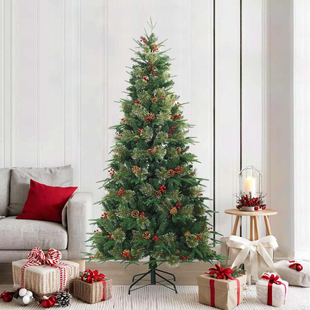 vidaXL Kunstmatige Inklapbare Kerstboom Groen 120 cm PVC, PE en staal