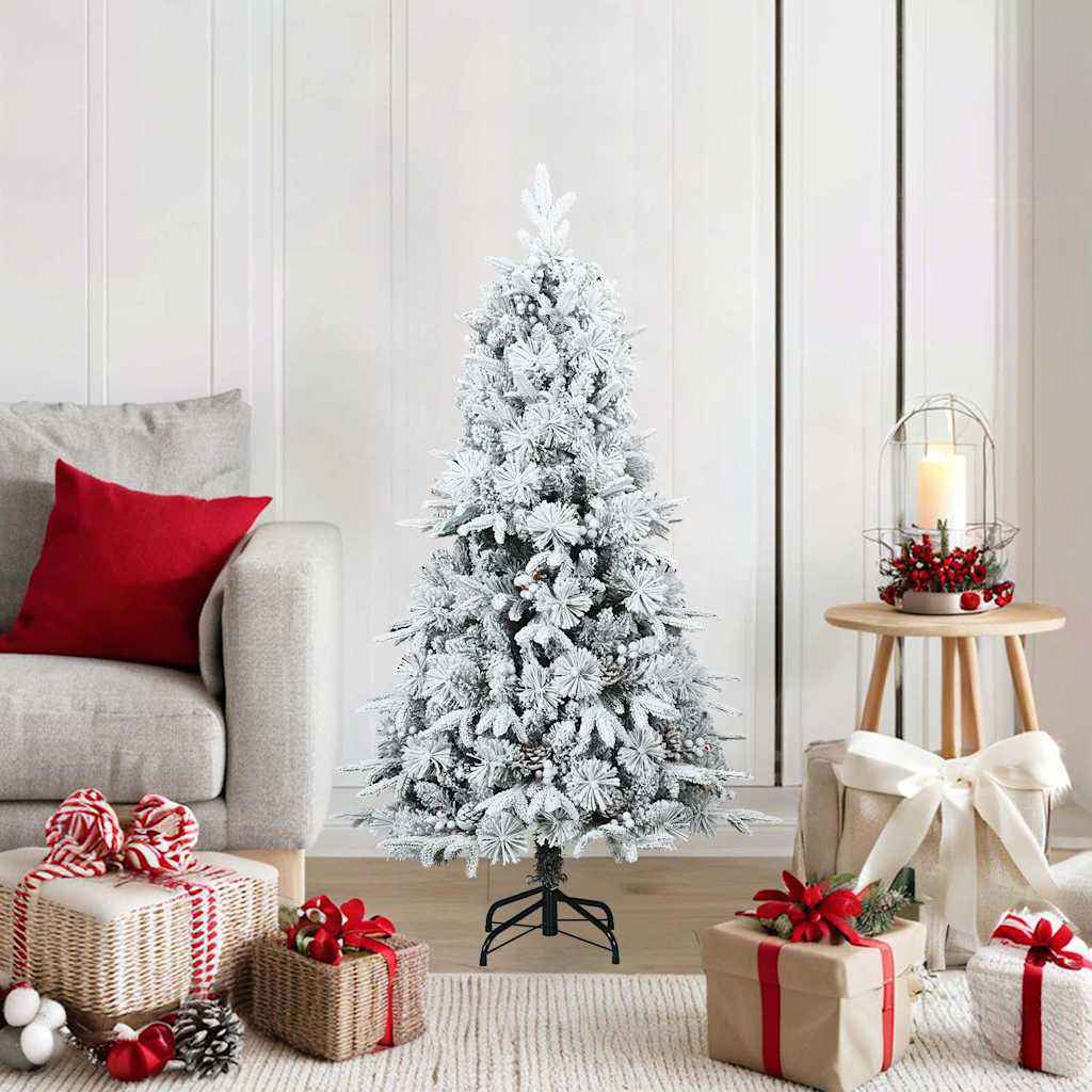 vidaXL Kunstmatige Inklapbare Kerstboom Groen 120 cm PVC, PE en staal