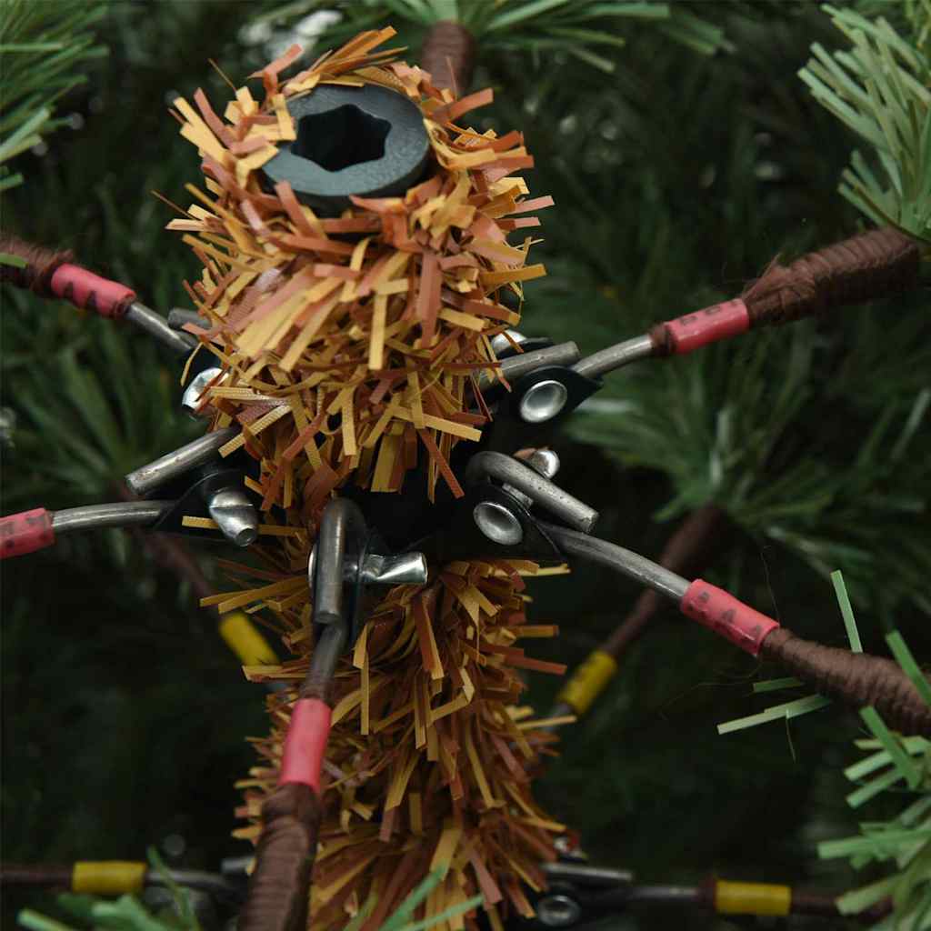 vidaXL Kunstmatige Inklapbare Kerstboom Groen 120 cm PVC, PE en staal